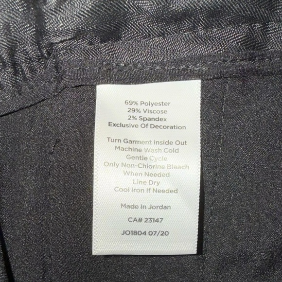 NWT TALBOTS Hampshire Ankle Pants - Heart Print Plus Size 16W - Picture 15 of 15